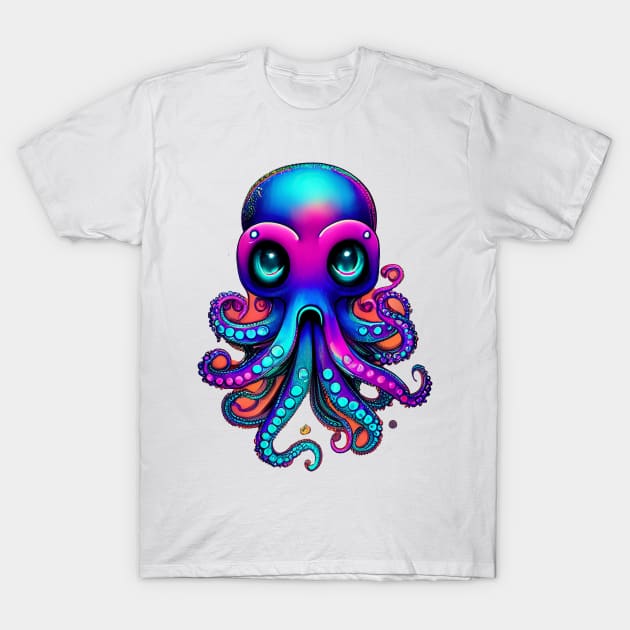 octopus of the future T-Shirt by CRAZYMAN